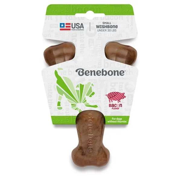 1ea Benebeone Small Bacon Wishbone - Treats